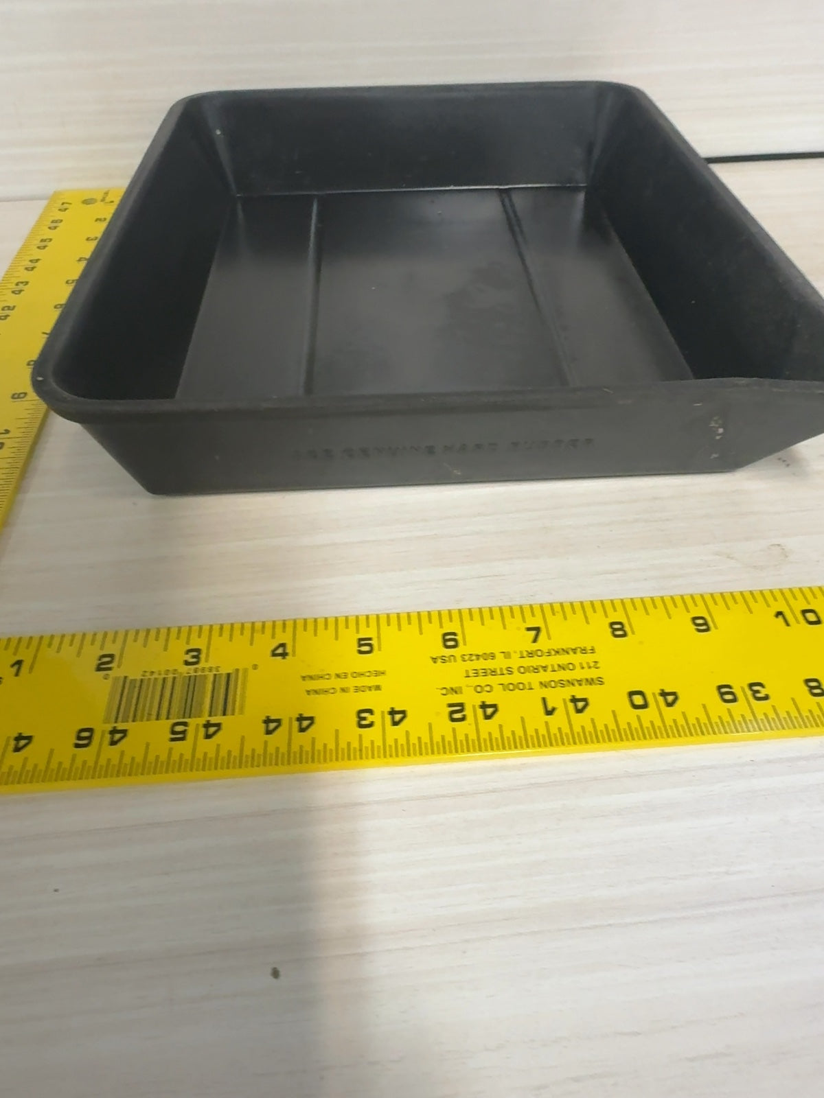 Black Plastic Darkroom Developing Tray with Ribbed Bottom 8x10