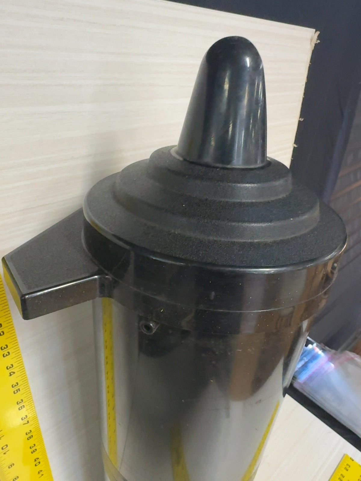 Large Black Plastic Darkroom Print / Film Washer Developing Tank with Lid