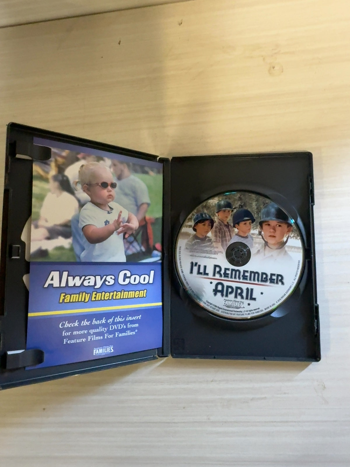 I'll Remember April (DVD, 2010) Very Good Pat Morita Feature Films for Families
