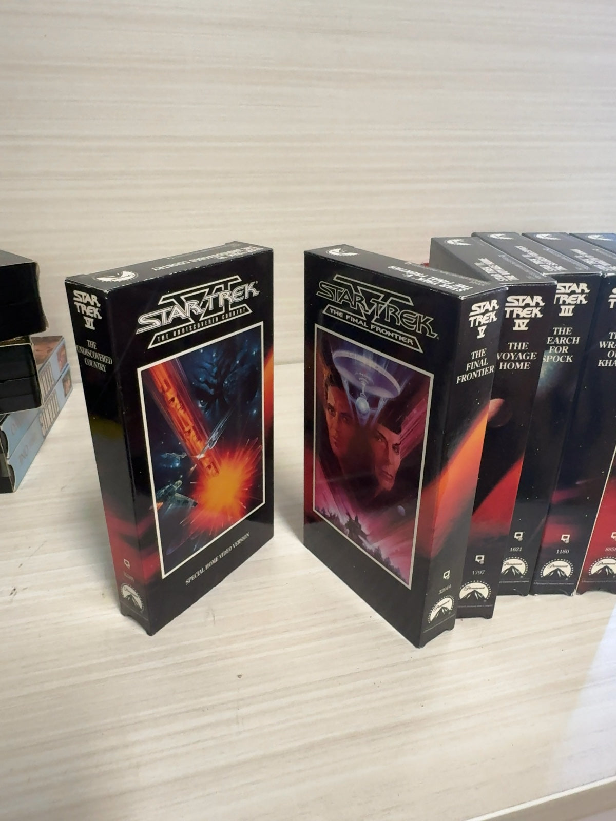 Star Trek The Movie Collection (VHS, 1993) Paramount Acceptable