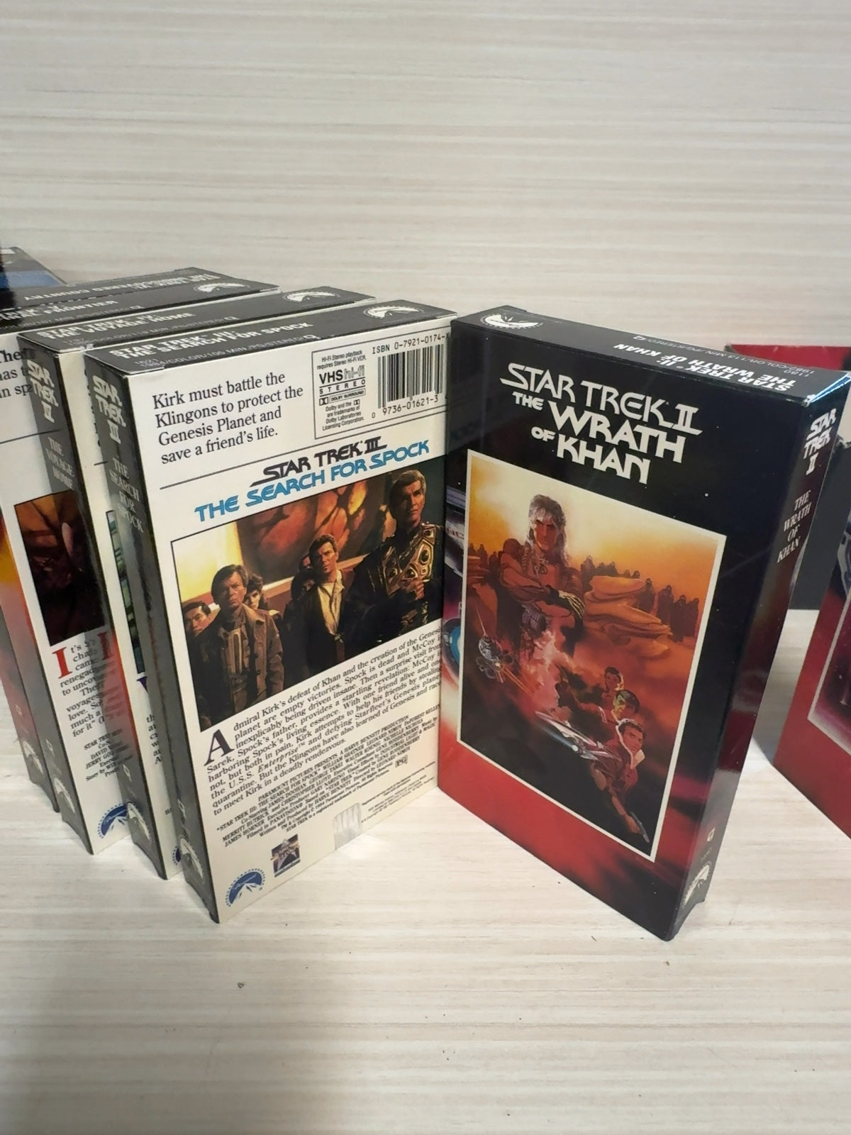 Star Trek The Movie Collection (VHS, 1993) Paramount Acceptable