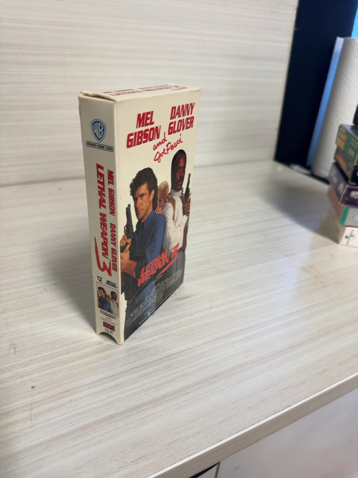 Lethal Weapon 3 (VHS, 1992) Mel Gibson Danny Glover Warner Home Video Very Good