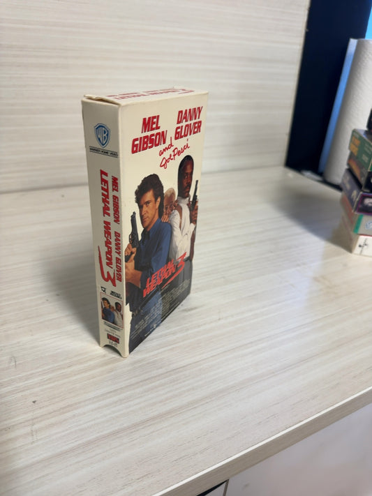Lethal Weapon 3 (VHS, 1992) Mel Gibson Danny Glover Warner Home Video Very Good