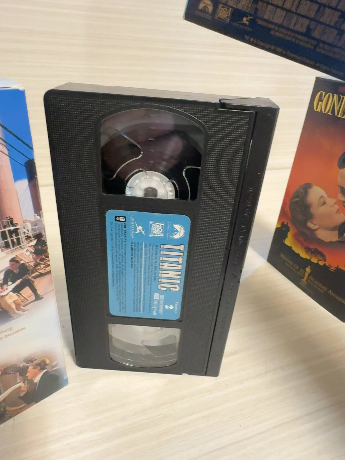 Titanic (VHS, 1998) Leonardo DiCaprio Kate Winslet Paramount Very Good
