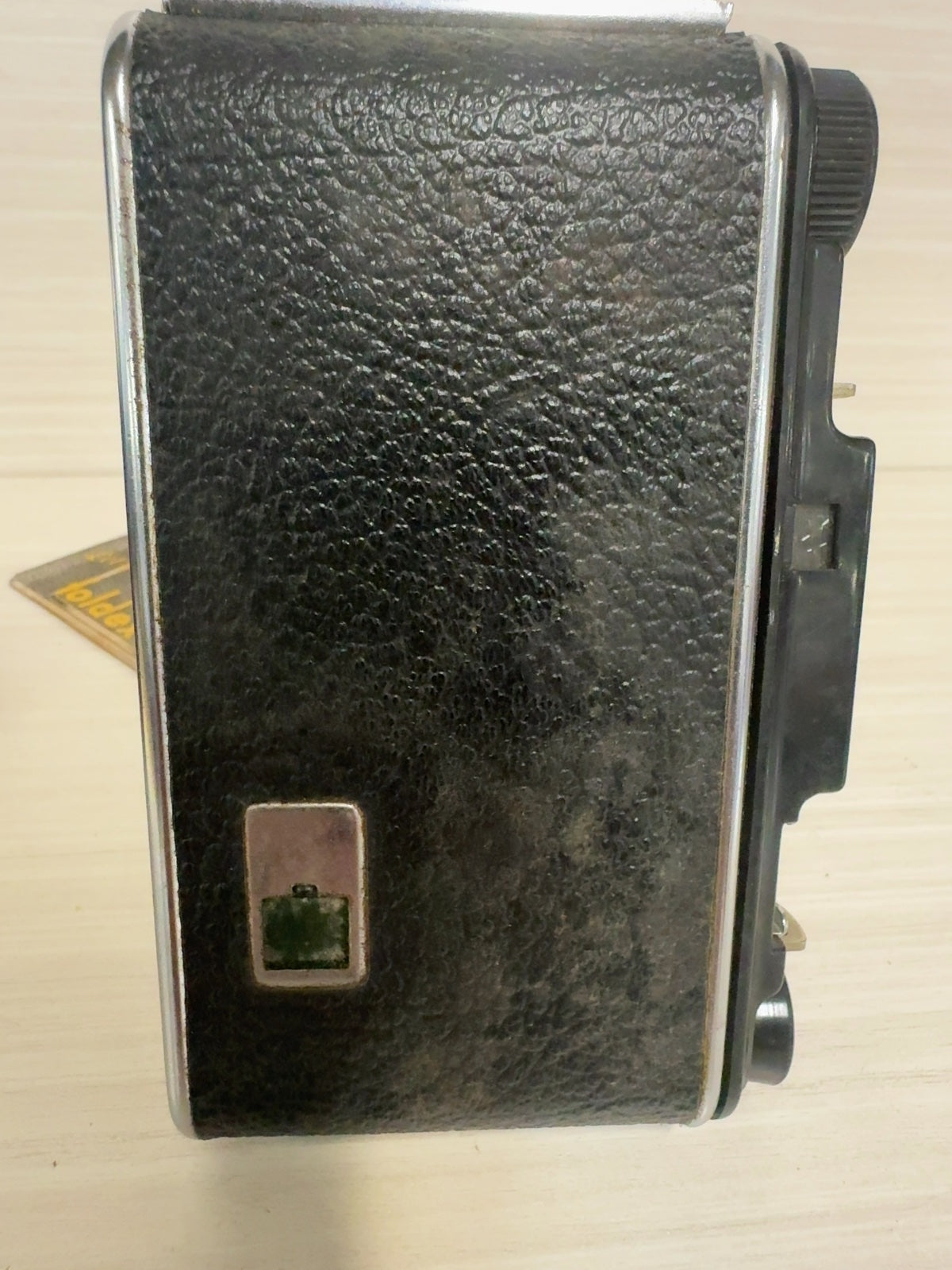 Vintage Foldex 20 Folding Film Camera with Leather Case - For Parts / Repair