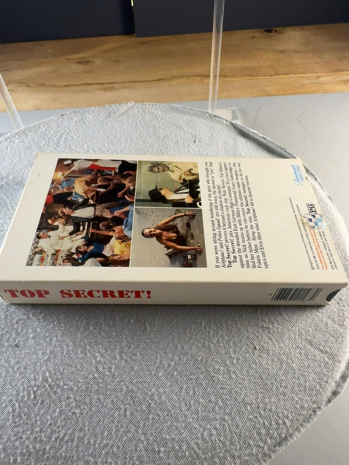 Top Secret! (VHS, 1984) Val Kilmer Paramount Home Video Very Good