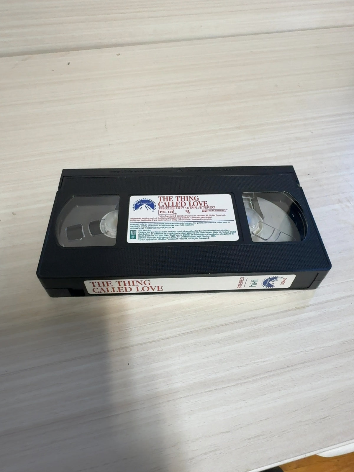 The Thing Called Love (VHS, 1993) River Phoenix Paramount Acceptable