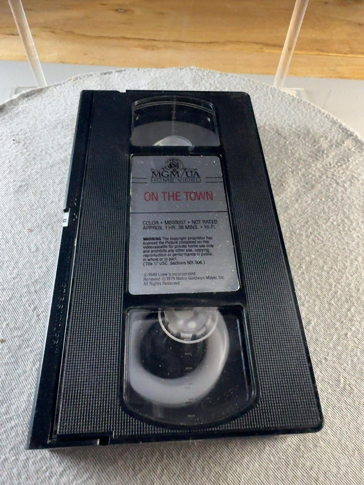 On The Town VHS 1949 MGM/UA Musical Gene Kelly Frank Sinatra Ann Miller
