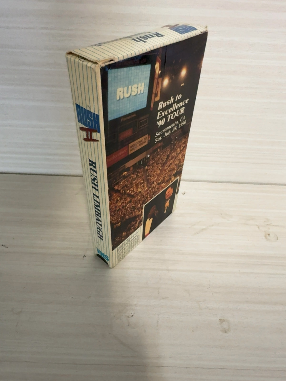 Rush II Rush to Excellence '90 Tour (VHS, 1990) Very Good