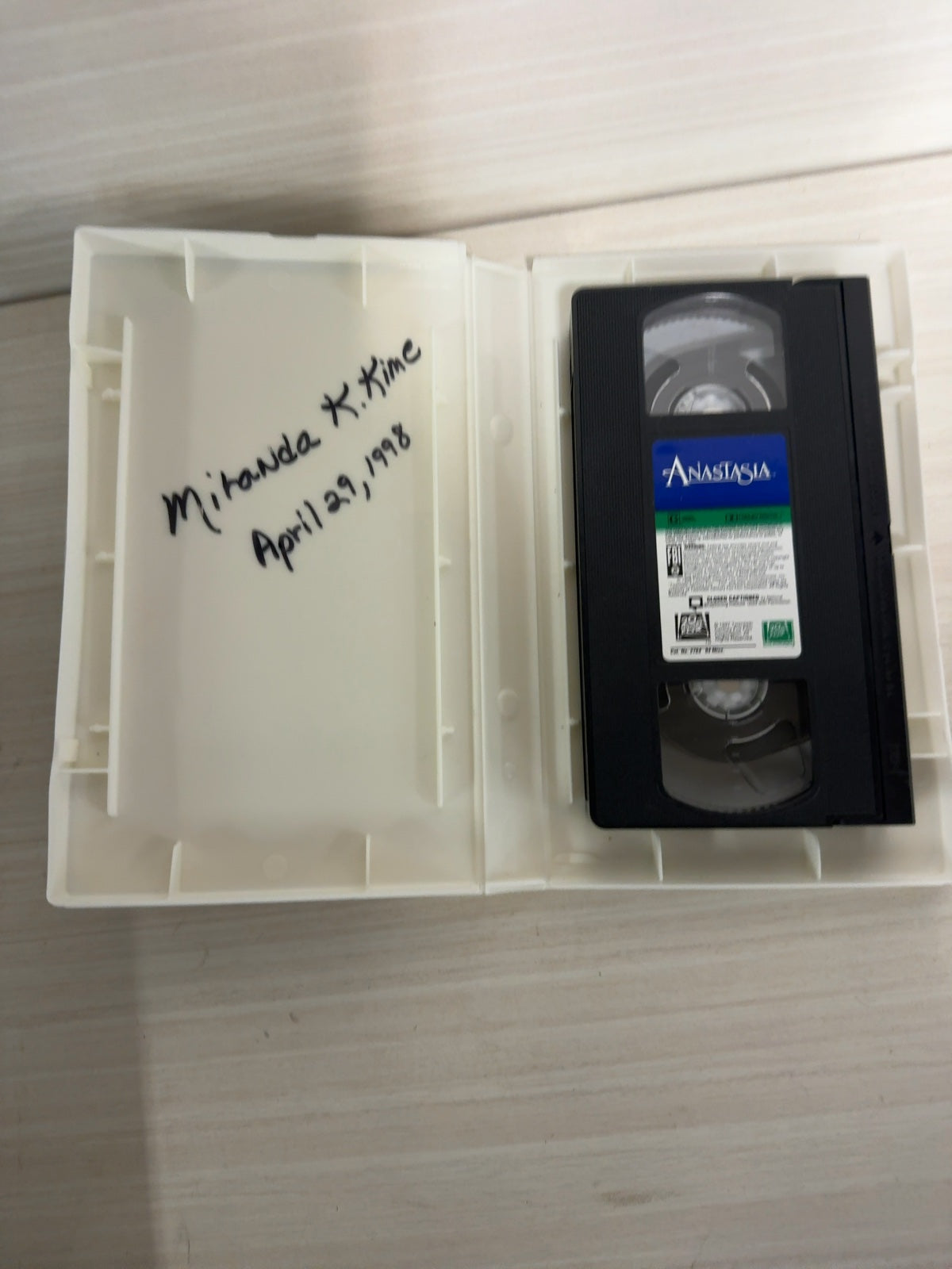 Anastasia (VHS, 1998)