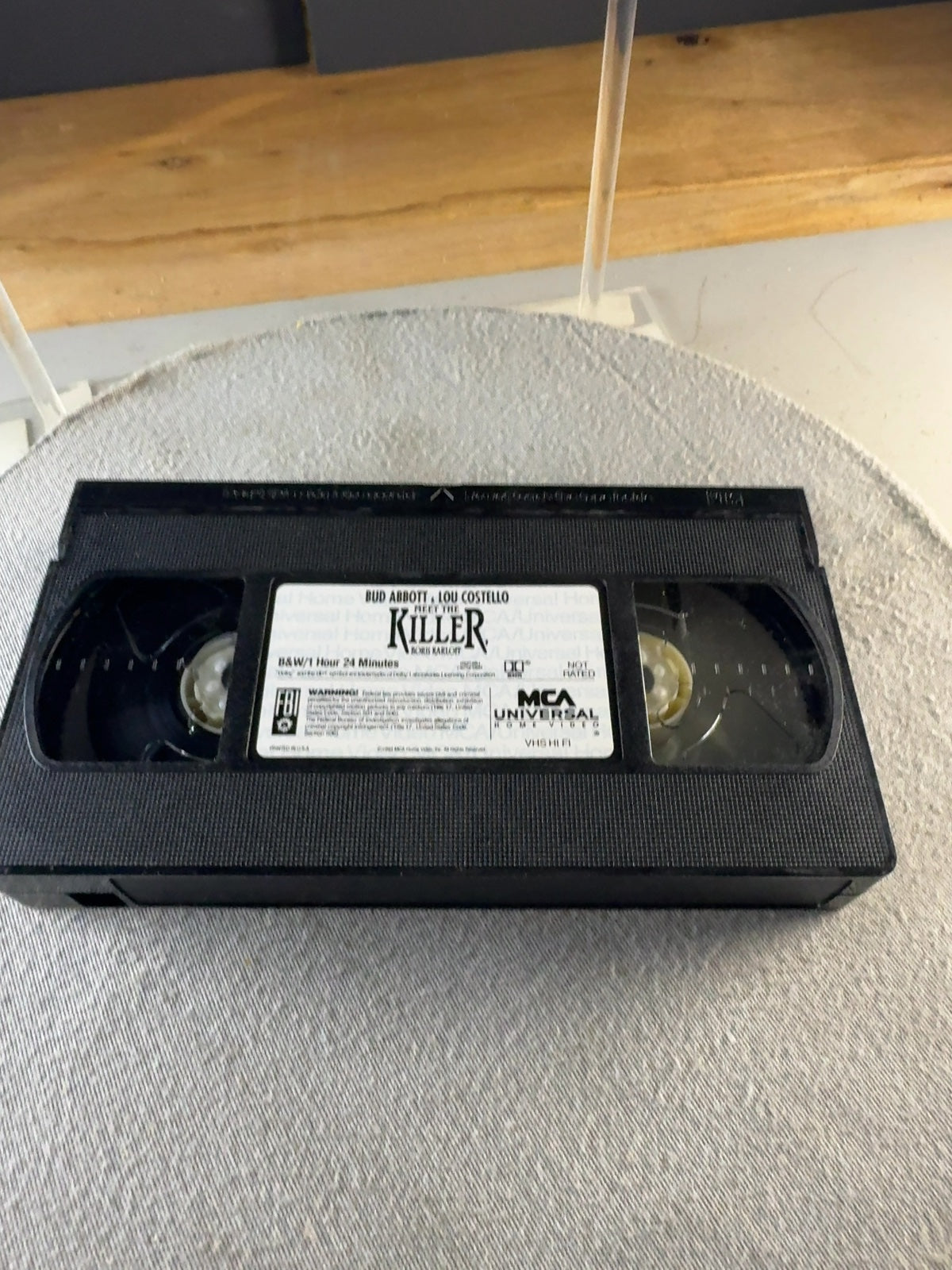 Abbott and Costello Meet the Killer (VHS, 1949) Bud Abbott Very Good