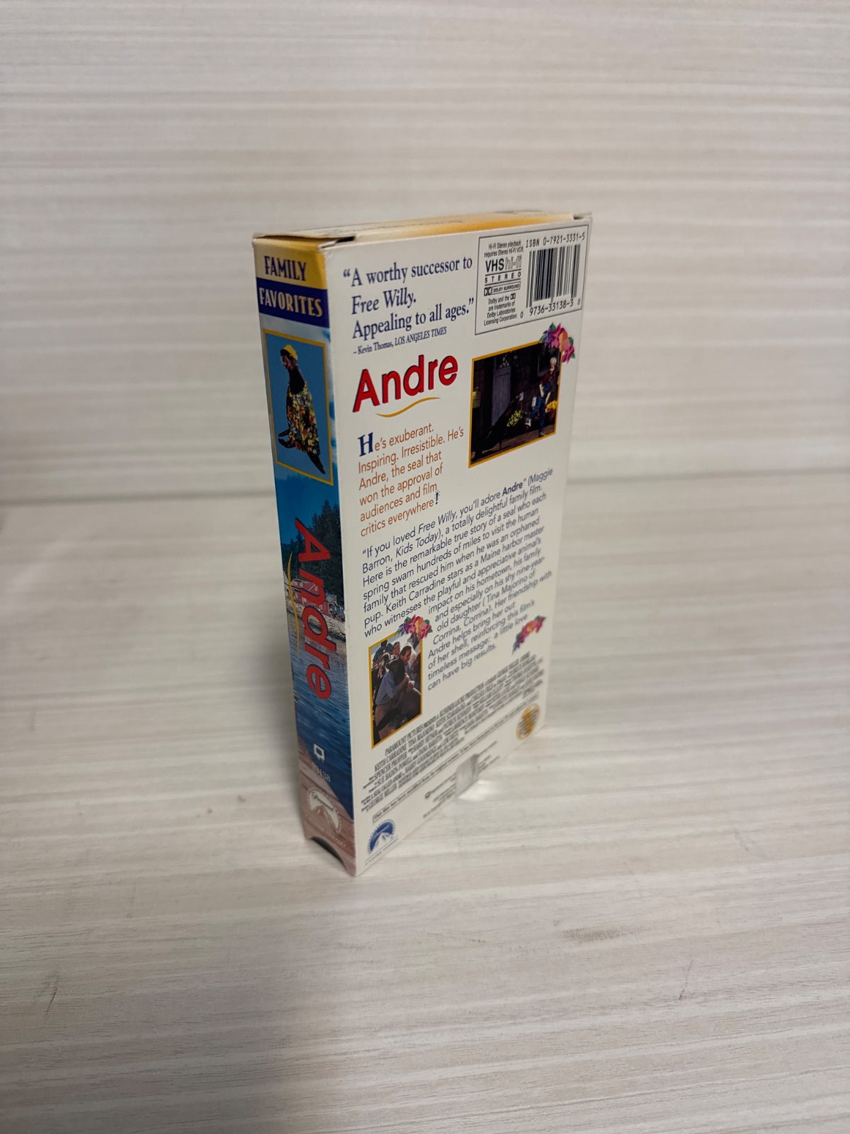 Andre (VHS, 1995) Harry Connick Jr. Paramount Pictures Very Good
