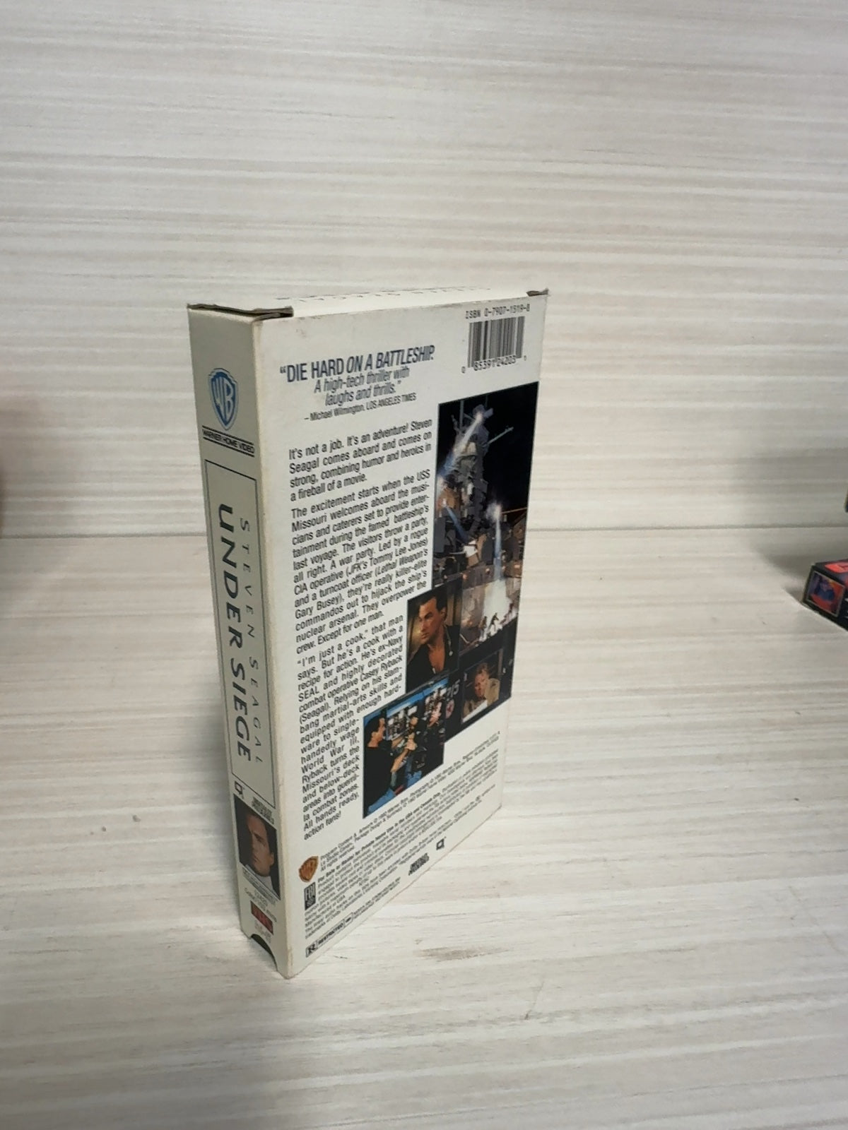 Under Siege (VHS, 1992) Steven Seagal Warner Home Video Very Good