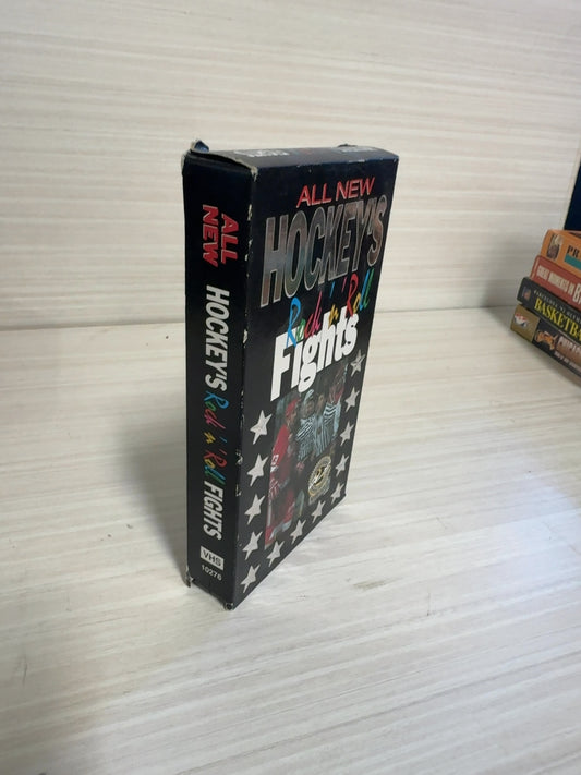 All New Hockey's Rock 'n' Roll Fights (VHS) Warehome Corporation Very Good