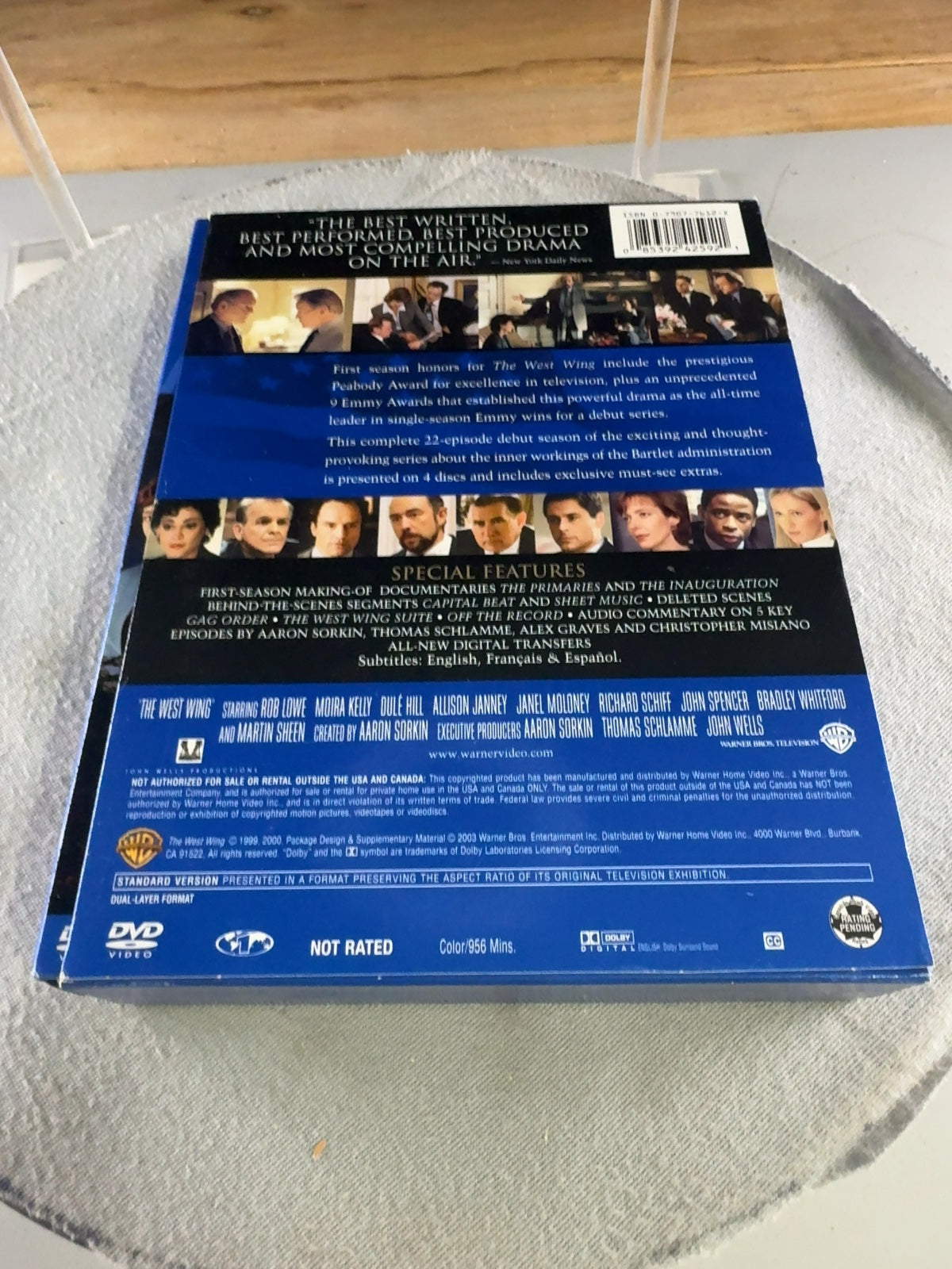 The West Wing (DVD, 2003) Complete First Season Very Good Martin Sheen Rob Lowe