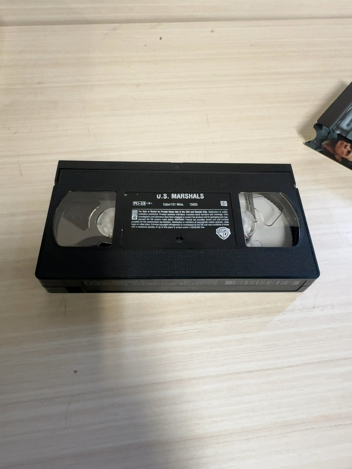 U.S. Marshals VHS 1998 Tommy Lee Jones Wesley Snipes Warner Bros.