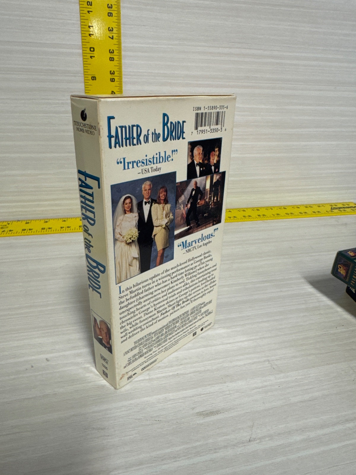 Father of the Bride (VHS, 1991) Steve Martin Touchstone Home Video Very Good