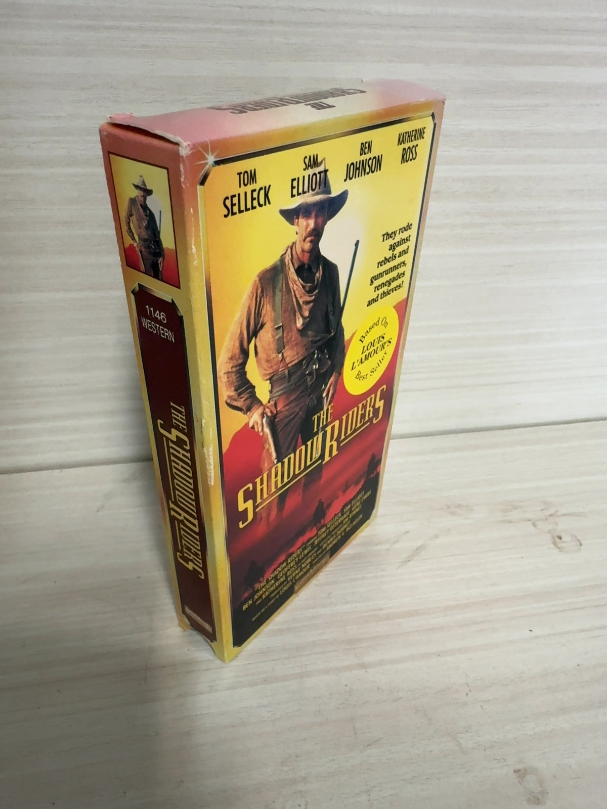 The Shadow Riders (VHS, 1982) Tom Selleck Sam Elliott CBS/Fox Video Very Good