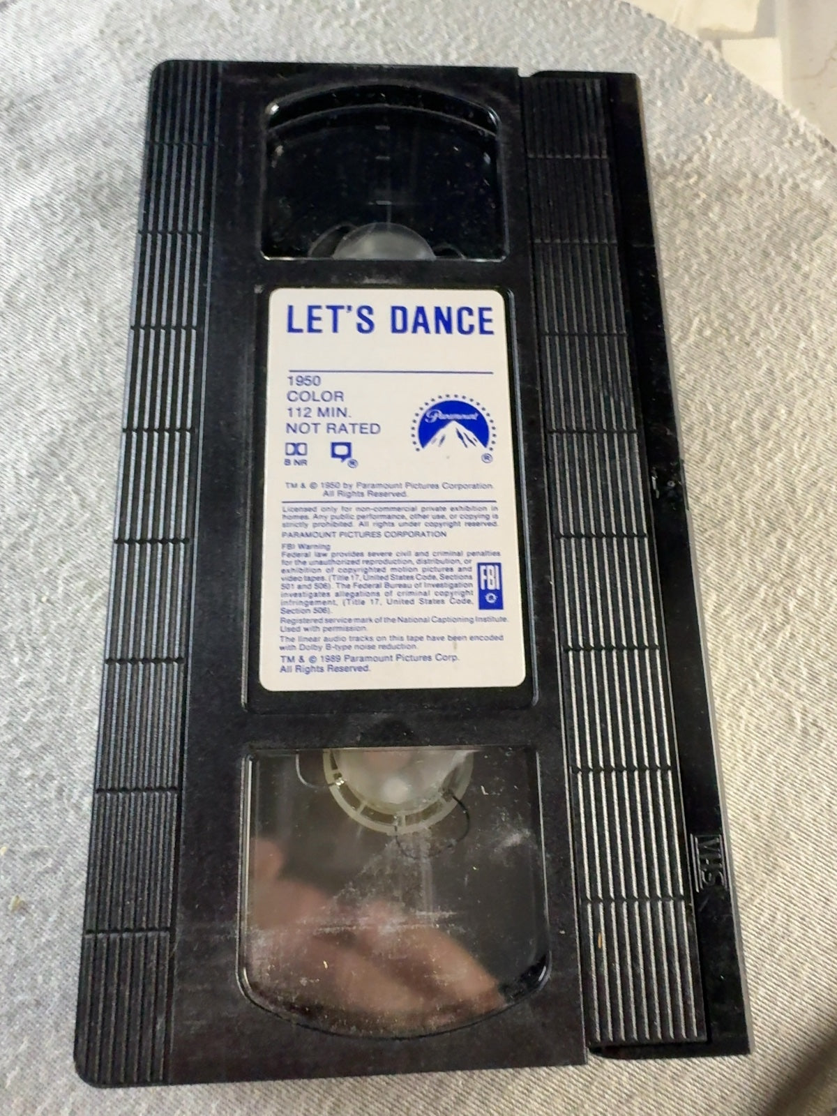 Let's Dance (VHS, 1985) David Bowie Valérie Perrine Paramount Pictures Very Good