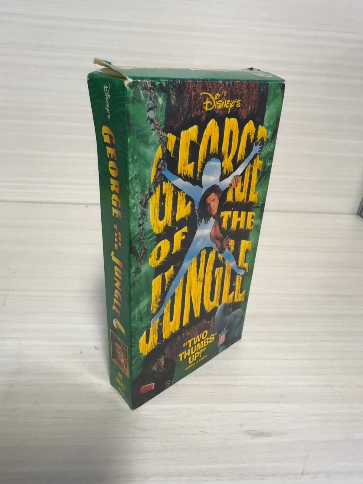 George of the Jungle (VHS, 1997) Brendan Fraser Leslie Mann Disney Acceptable
