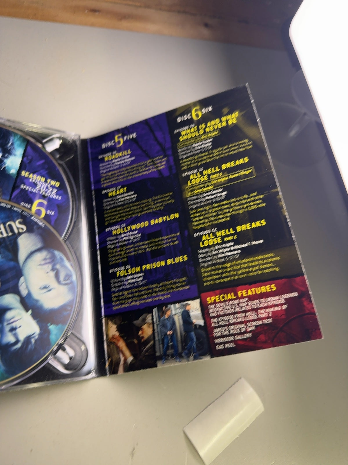 Supernatural (DVD, 2007) Season 2 Very Good Jensen Ackles Warner Bros.