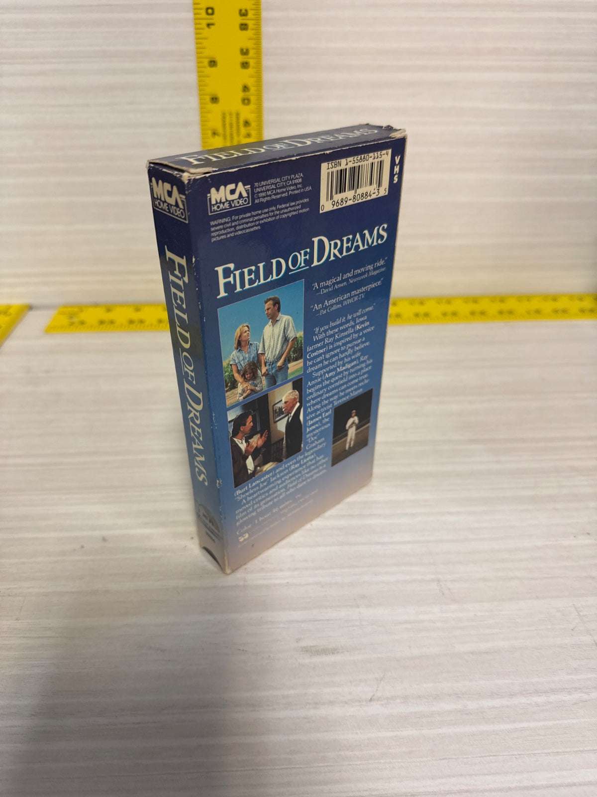 Field of Dreams (VHS, 1989) Kevin Costner MCA Home Video Acceptable