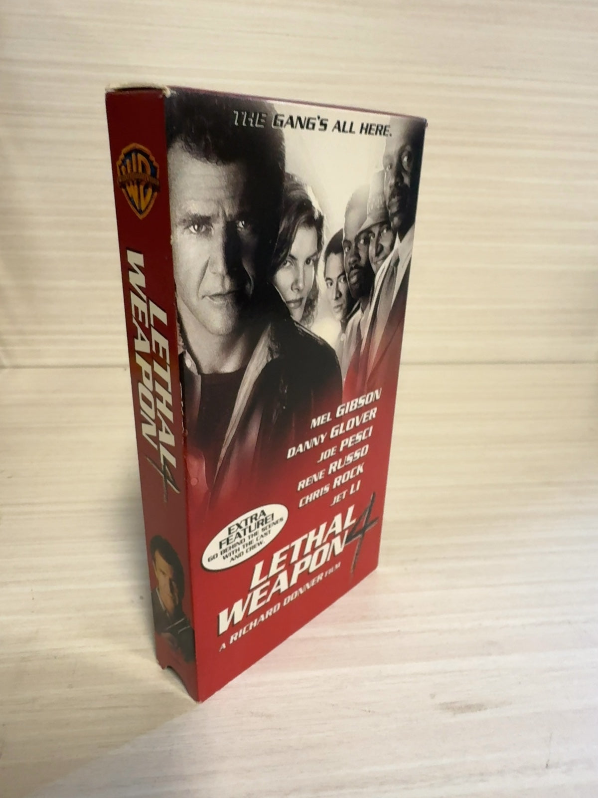 Lethal Weapon 4 (VHS, 1998) Mel Gibson Danny Glover Warner Home Video Very Good