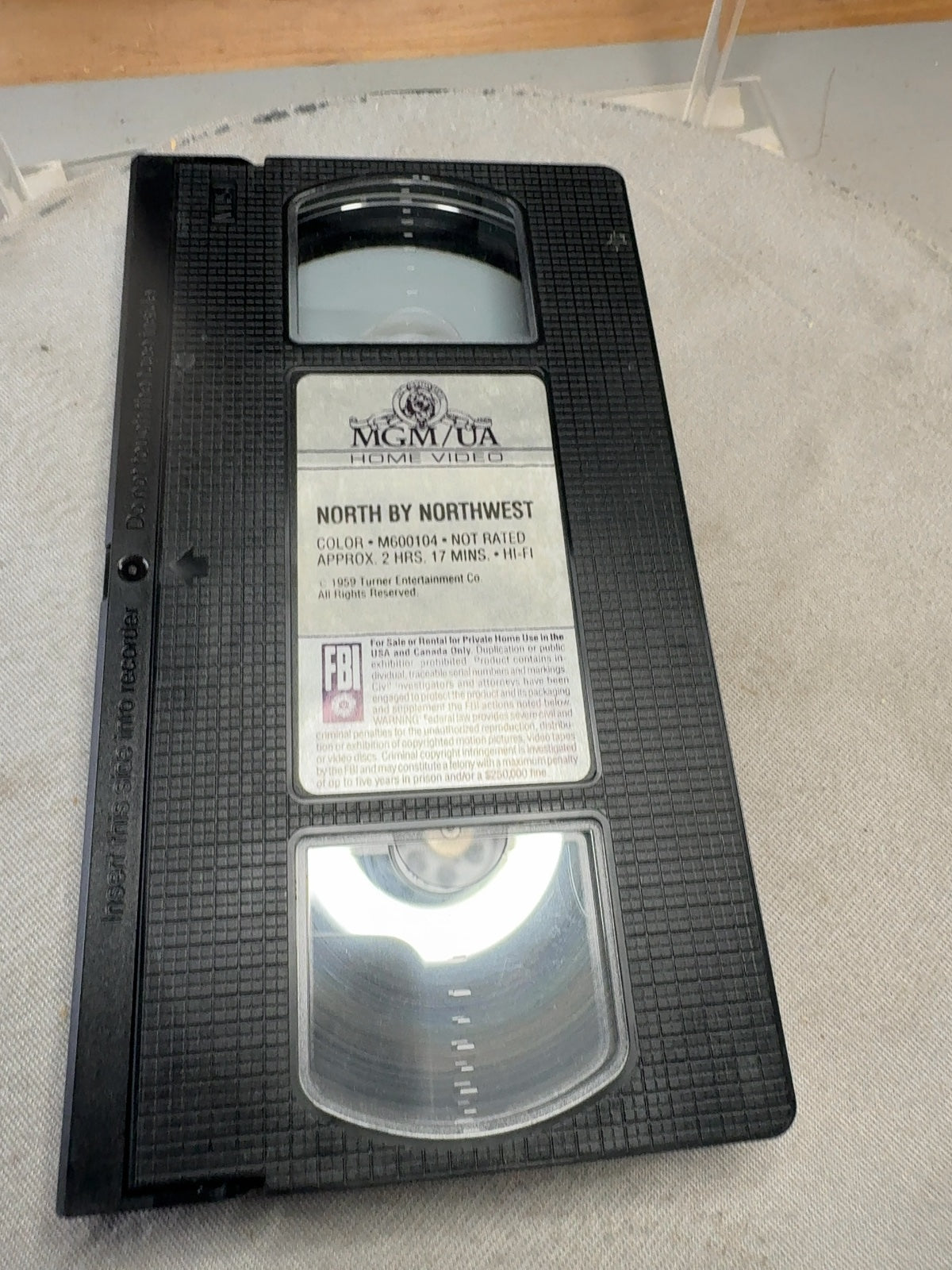 North by Northwest (VHS, 1959) Cary Grant Eva Marie Saint MGM/UA Very Good