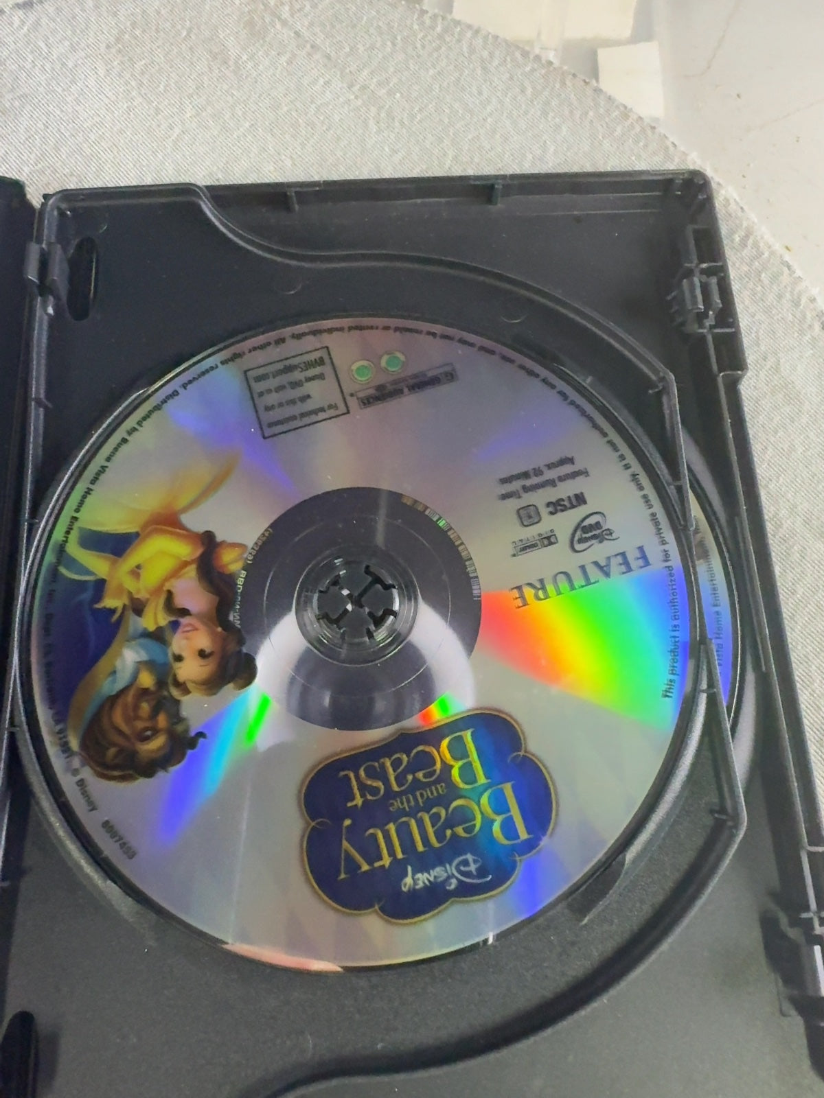 Beauty and the Beast (DVD, 1991) Special Edition Very Good Paige O'Hara