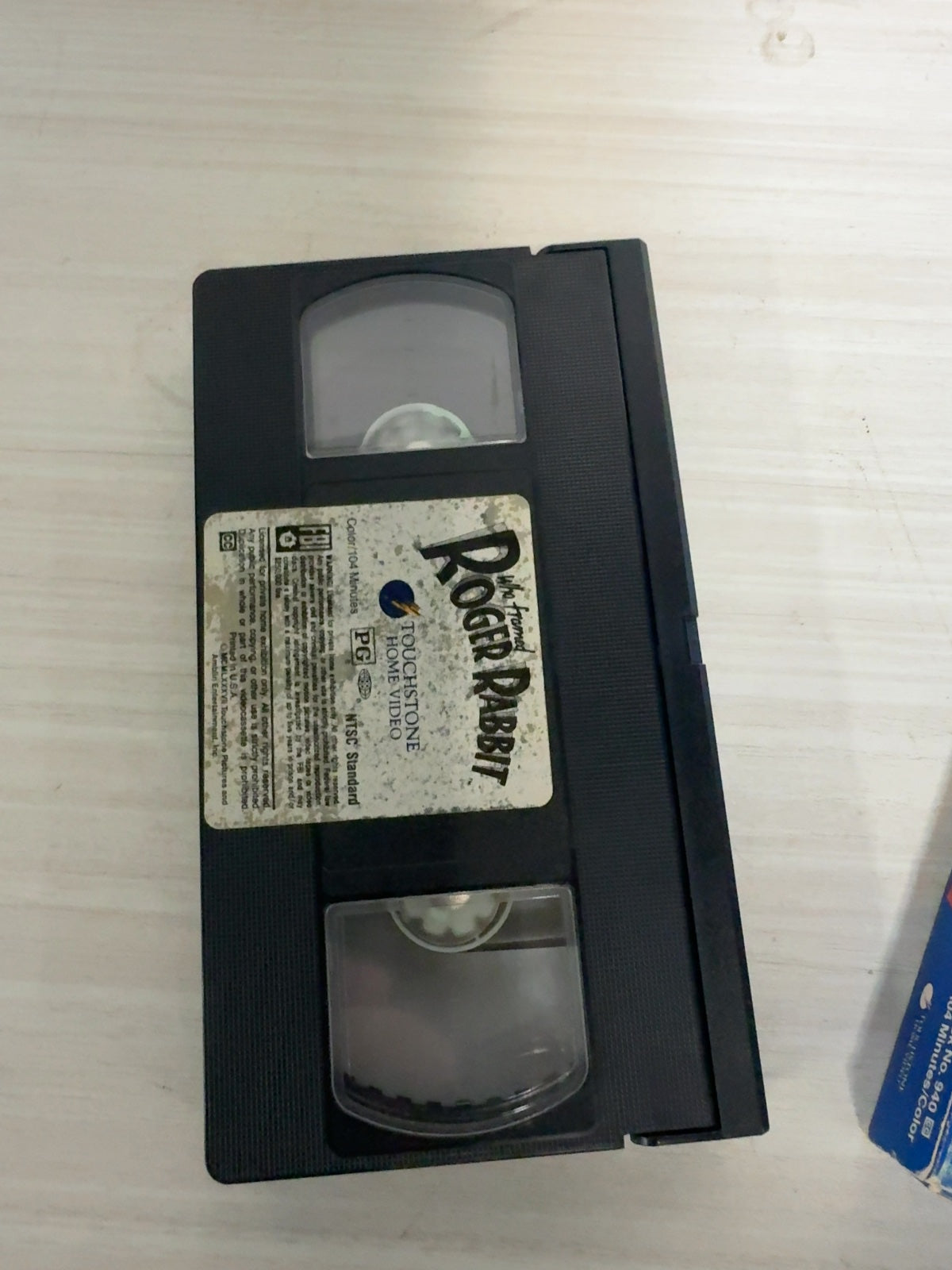 Who Framed Roger Rabbit? (VHS, 1988) Bob Hoskins Touchstone Pictures Acceptable