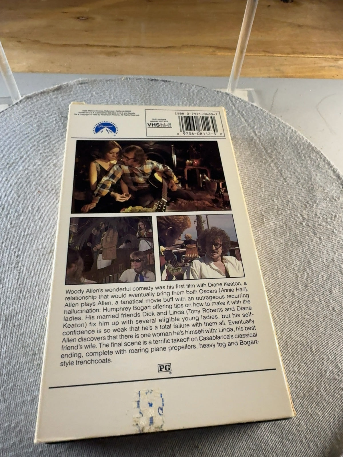 Play It Again, Sam (VHS, 1991) Woody Allen Paramount Pictures Very Good