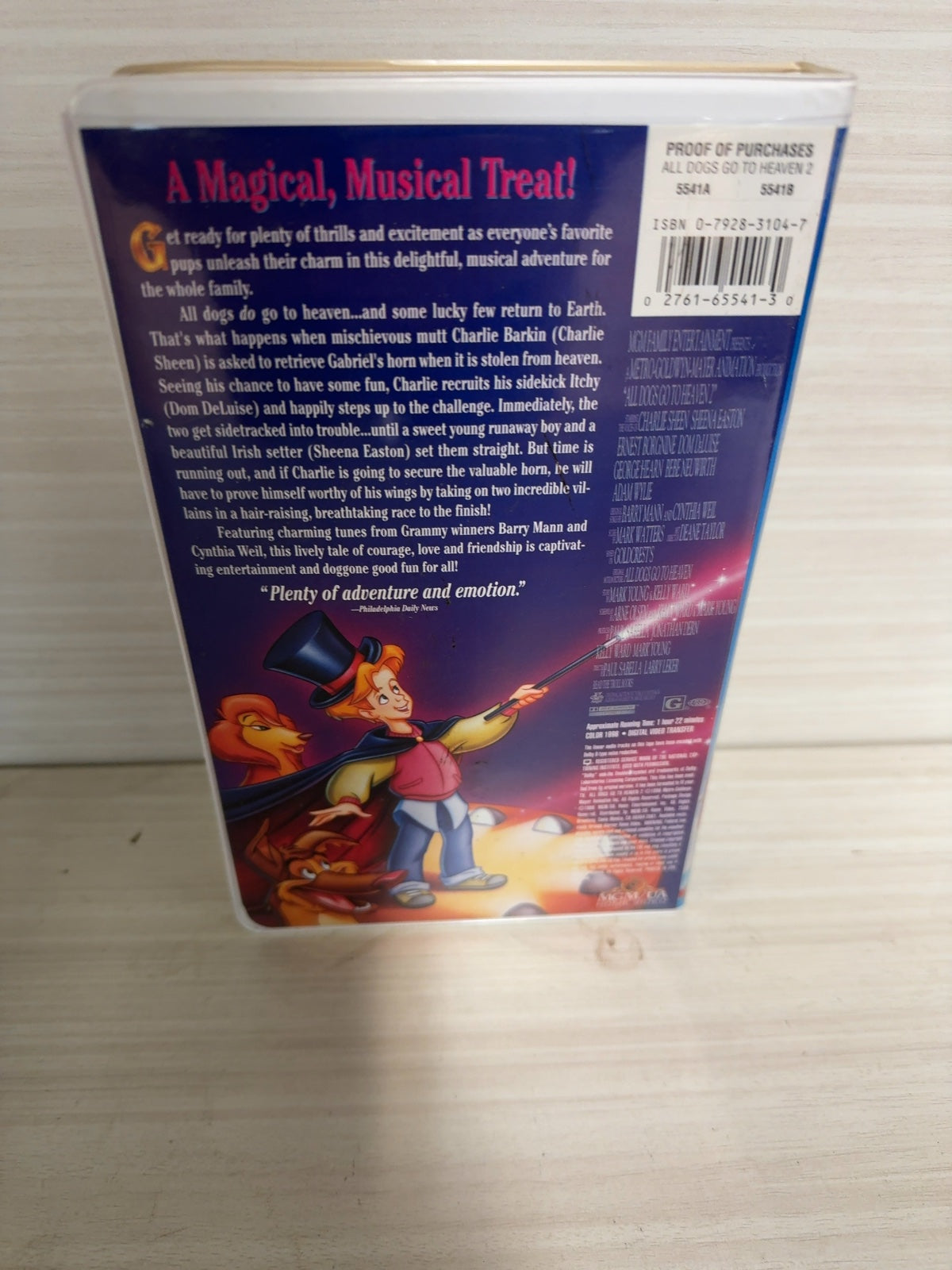 All Dogs Go to Heaven 2 (VHS, 1996) MGM/UA Very Good