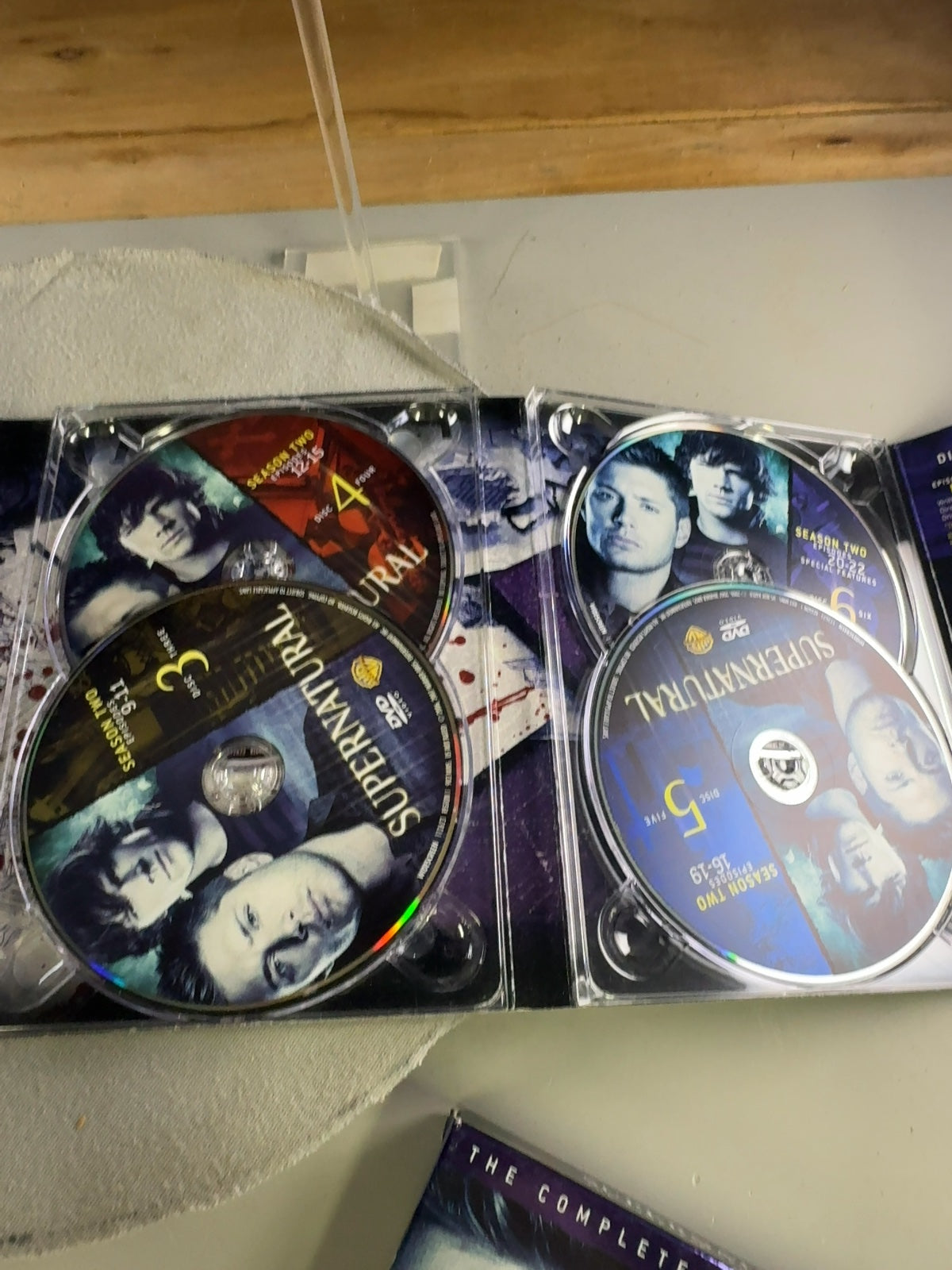 Supernatural (DVD, 2007) Season 2 Very Good Jensen Ackles Warner Bros.