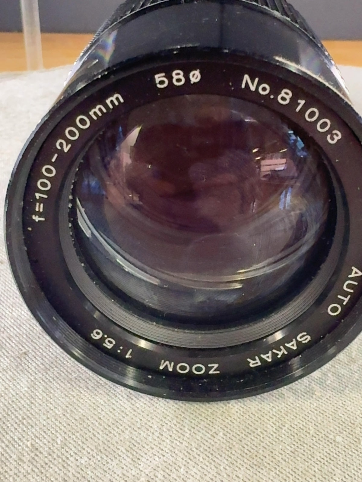 Sakar Auto Zoom 100-200mm f/5.6 Telephoto Lens - Untested For Parts/Repair