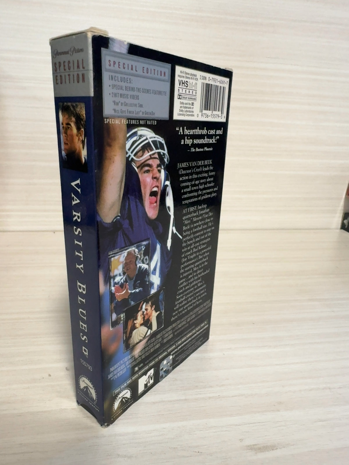 Varsity Blues (VHS, 1999) James Van Der Beek Paramount Pictures Very Good