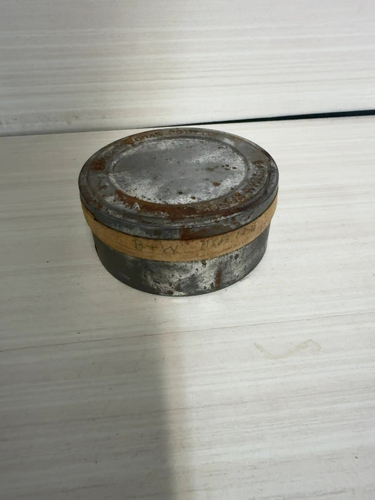 Vintage Eastman Kodak Metal 35mm Film Can Tin, Taped Shut B+W Film