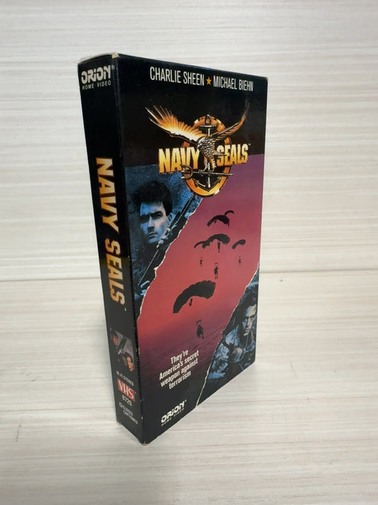 Navy Seals (VHS, 1991) Charlie Sheen Michael Biehn Orion Home Video Very Good