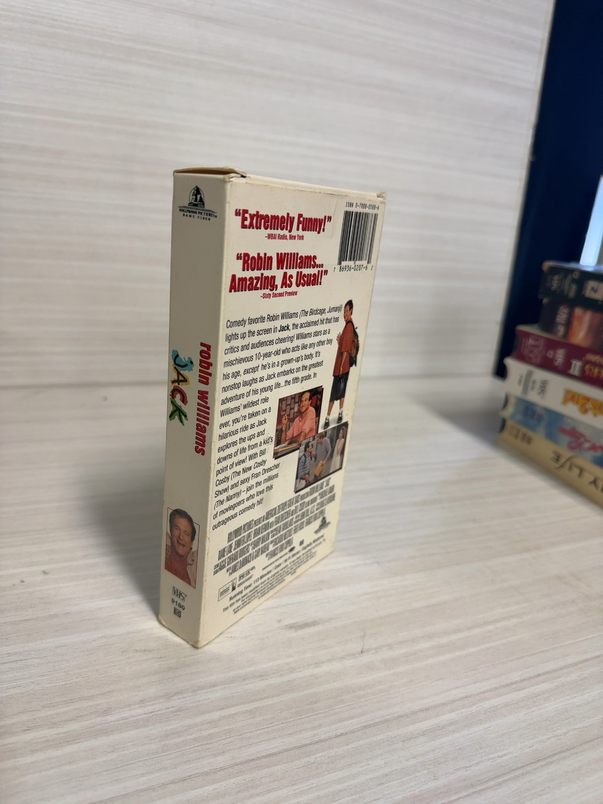 Jack (VHS, 1996) Robin Williams Diane Lane Paramount Pictures Very Good
