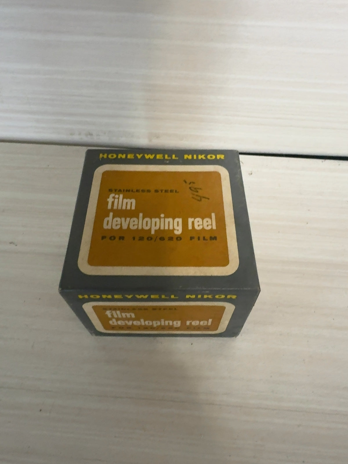 Honeywell Nikor Stainless Steel Film Developing Reel for 120/620 Film in Box