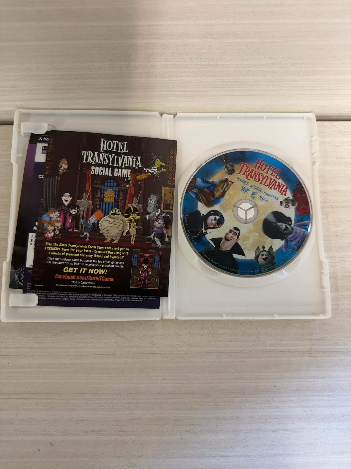Hotel Transylvania (DVD, 2012) Standard Very Good Adam Sandler Andy Samberg