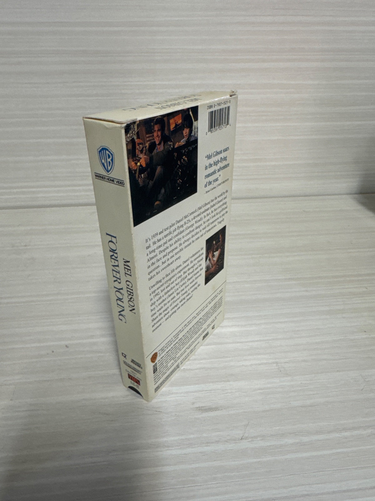 Forever Young (VHS, 1992) Mel Gibson Warner Home Video Very Good