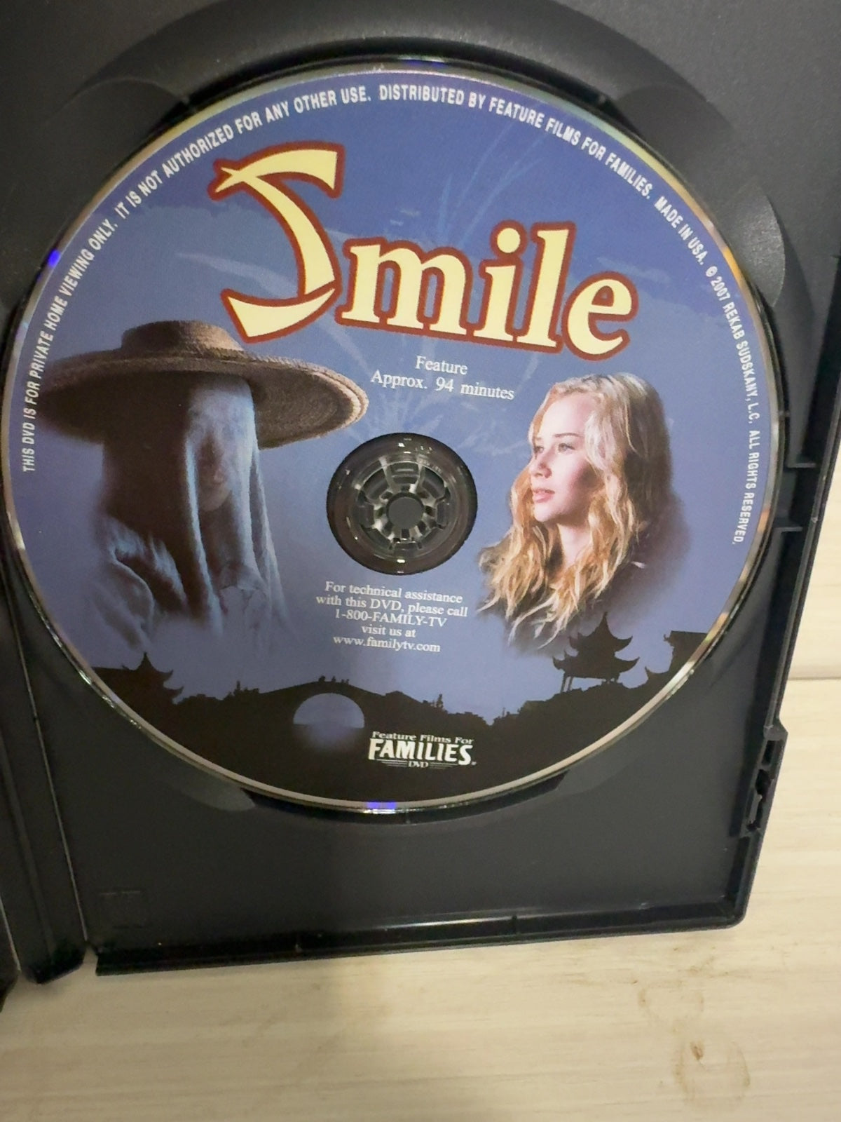 Smile (DVD, 2007) Very Good Feature Films for Families