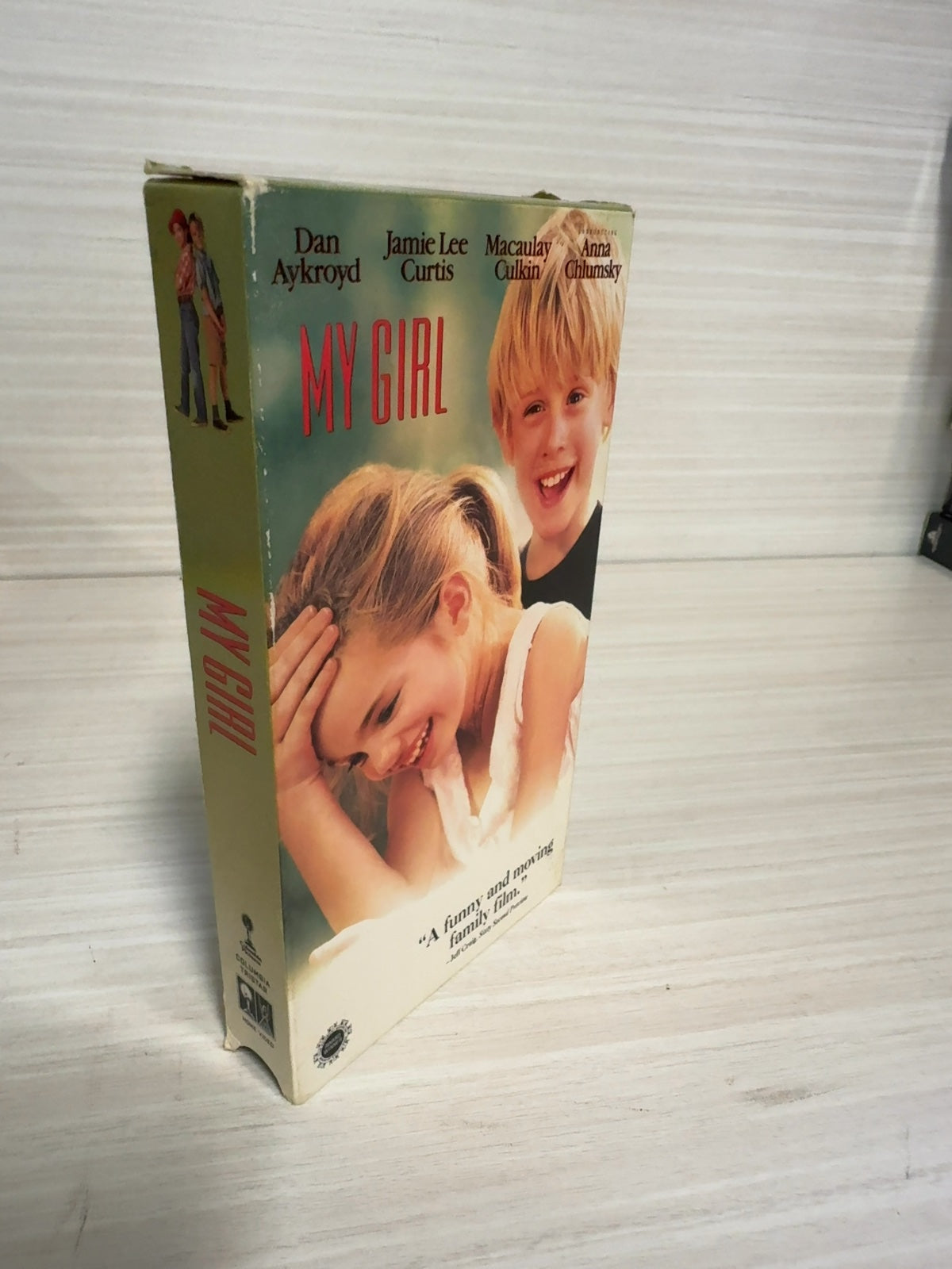 My Girl (VHS, 1991) Macaulay Culkin Anna Chlumsky Columbia Pictures Very Good