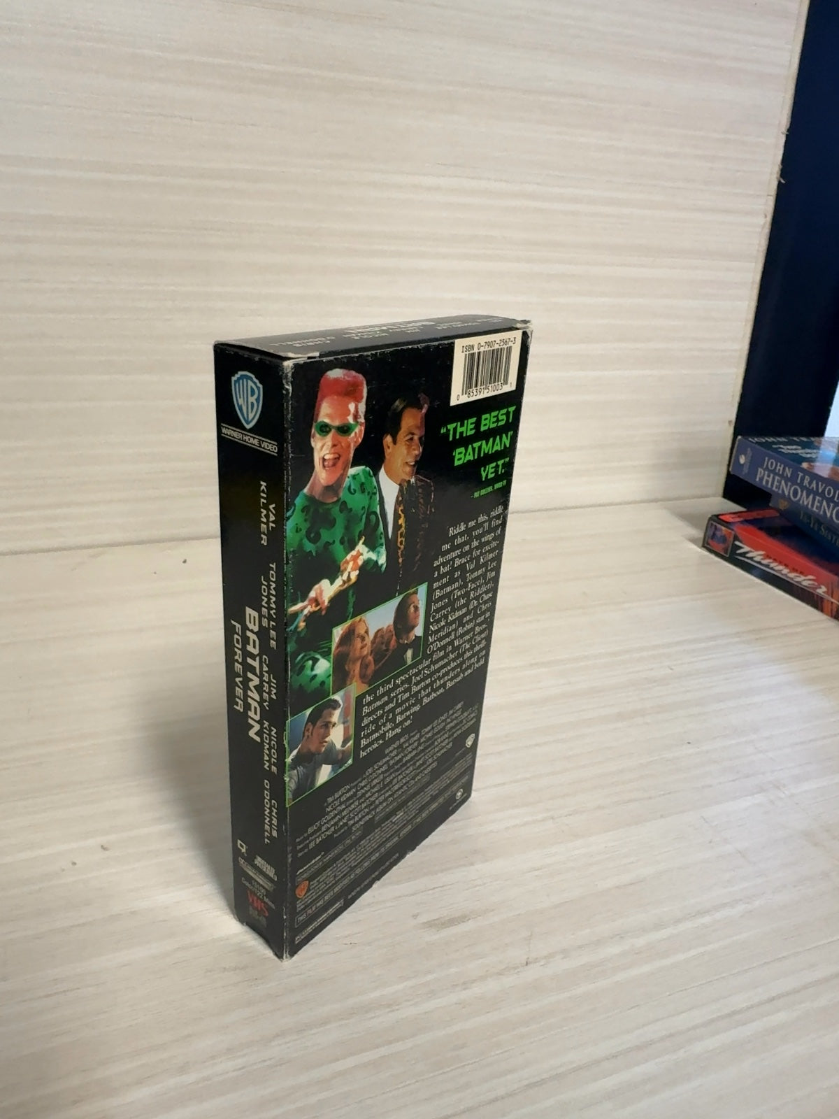 Batman Forever (VHS, 1995) Val Kilmer Warner Home Video Very Good