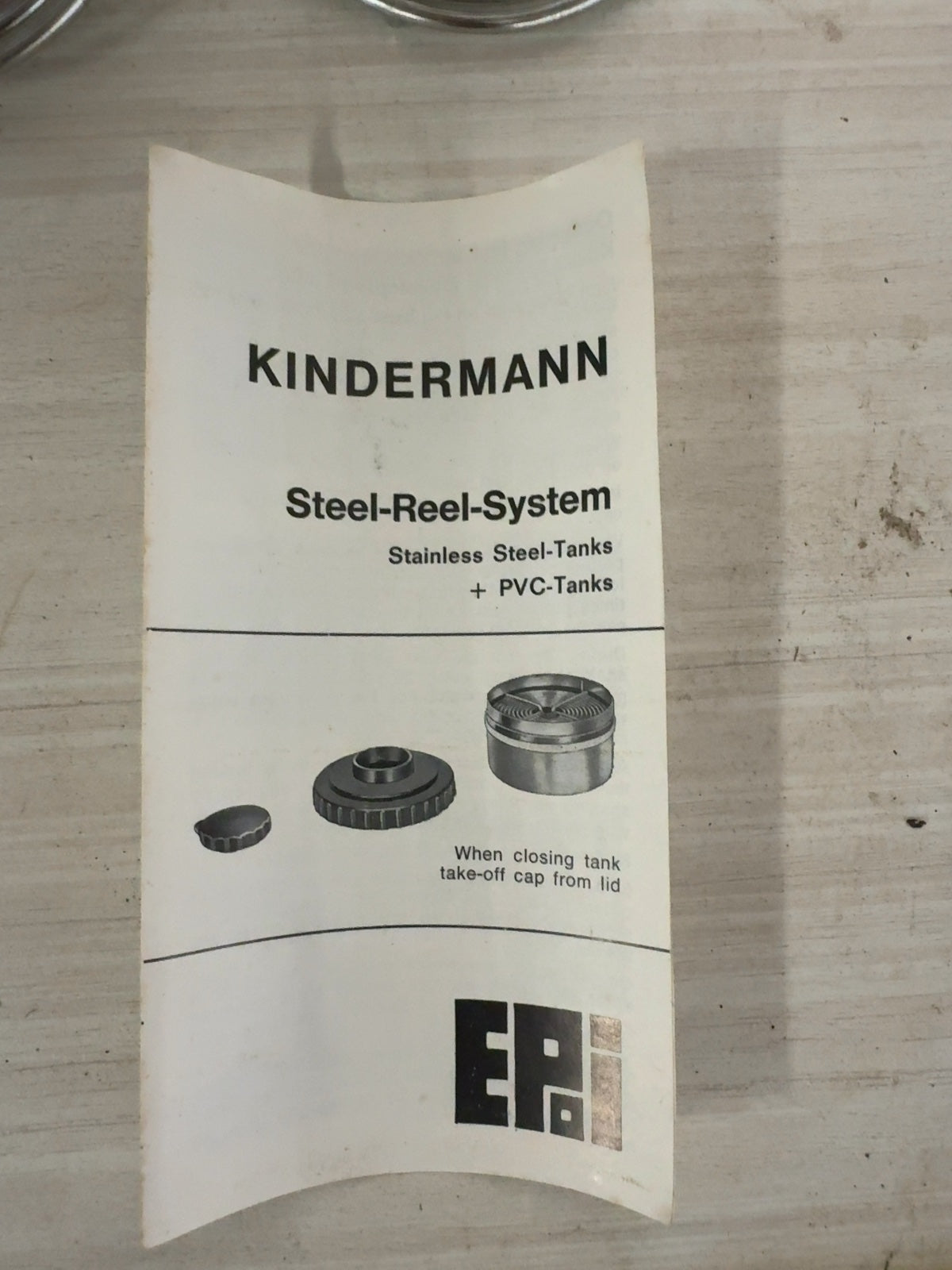 Kindermann Stainless Steel Film Developing Tank 18 oz with 2 Reels Model 23167