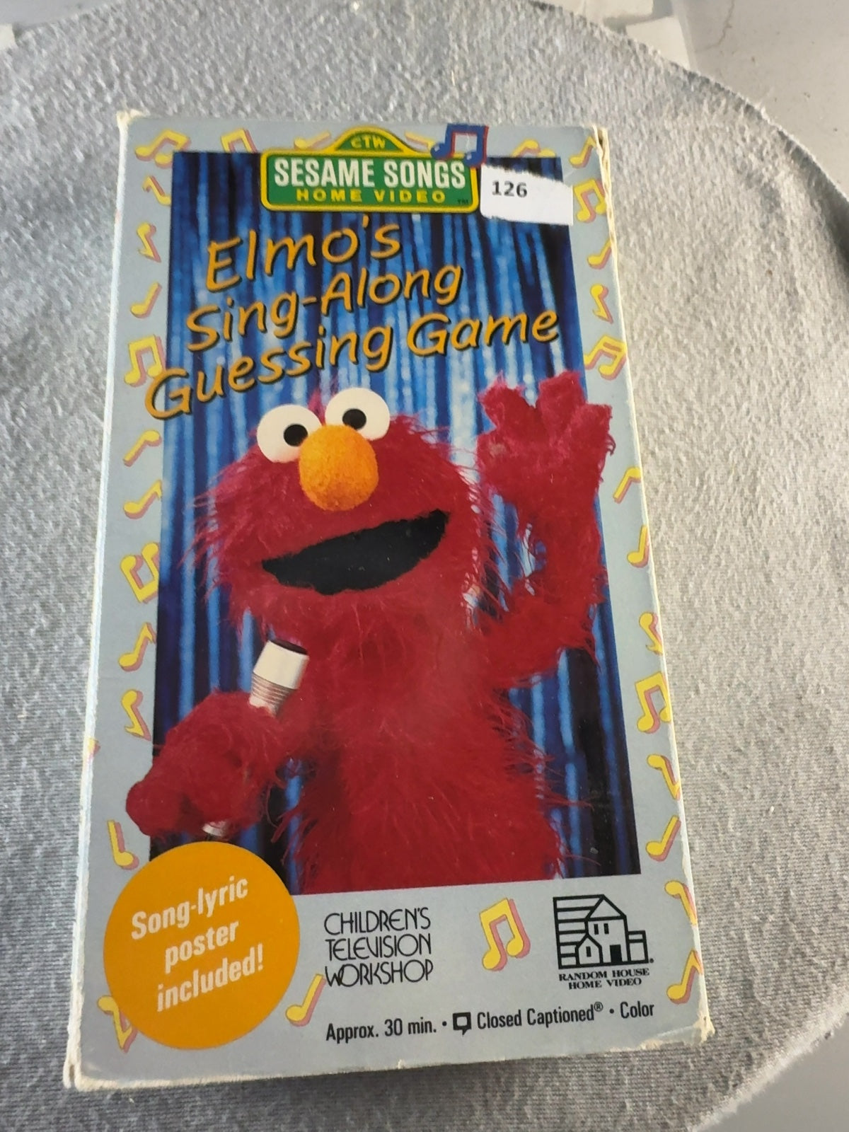 Elmo's Sing Along Guessing Game (VHS, 1991) Random House Home Video Acceptable