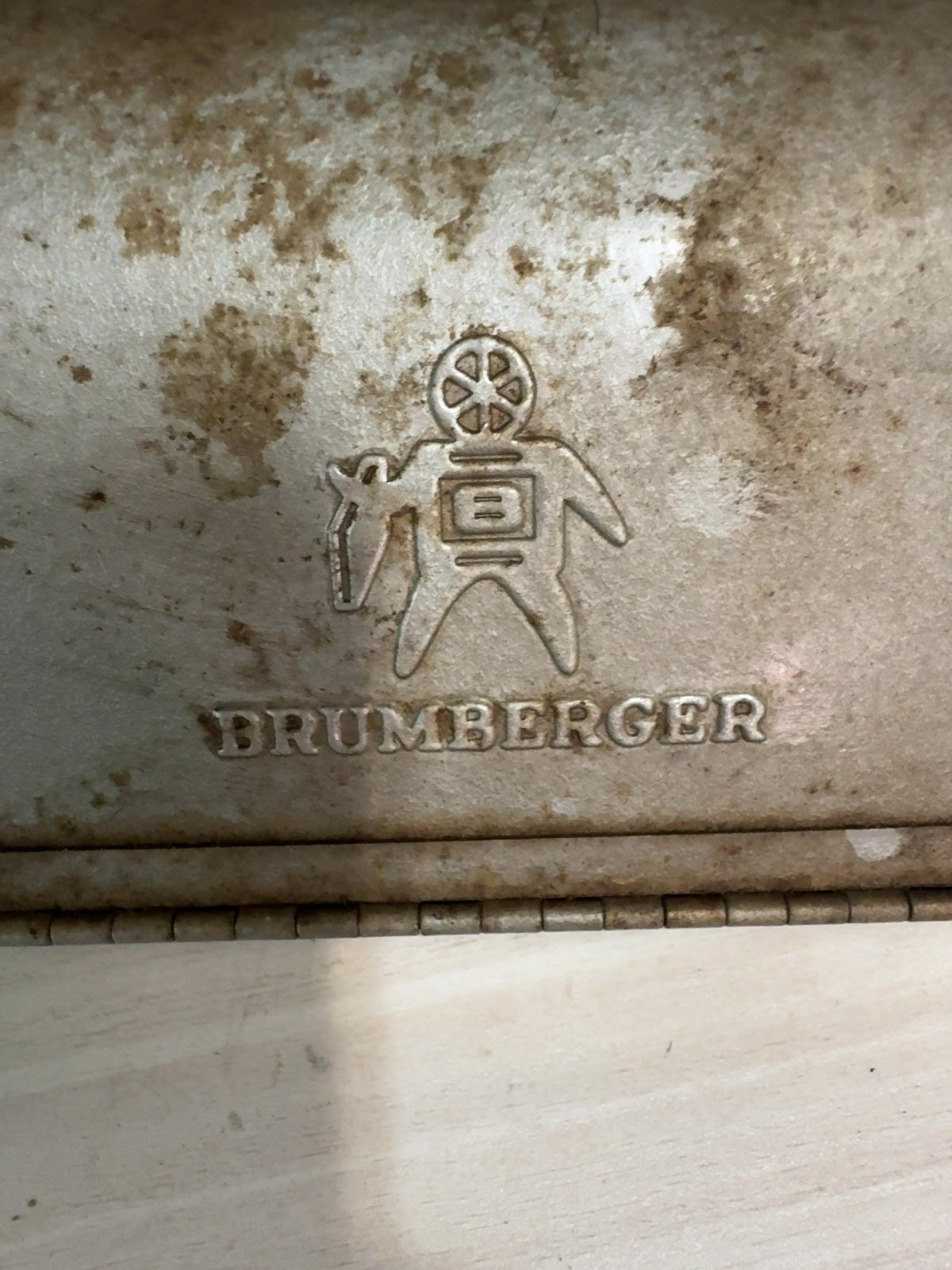 Vintage U.S. Post Office Mail Box Metal Bank Brumberger Made In USA