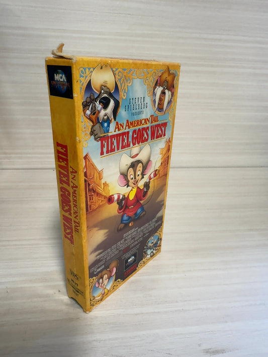 An American Tail: Fievel Goes West (VHS, 1992) MCA/Universal Very Good