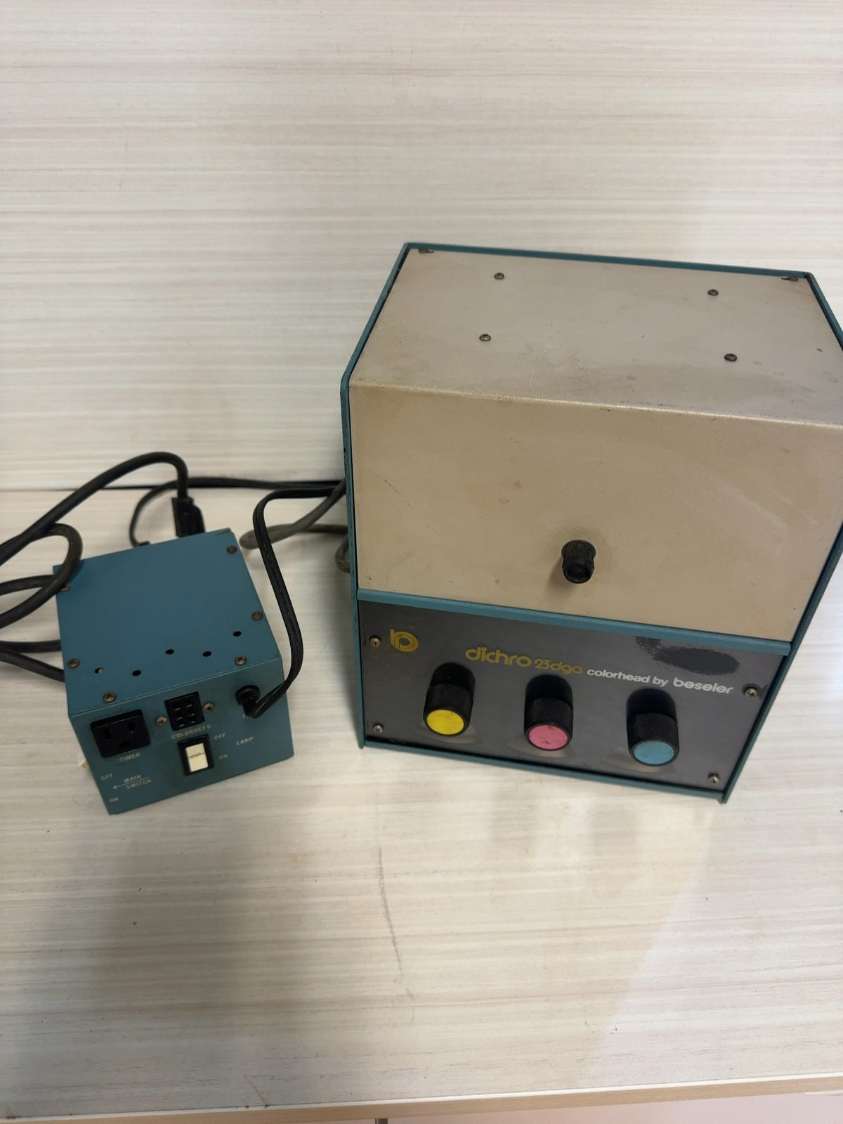 Beseler 23C II Enlarger Dichro 23dga DGA-1 Colorhead Darkroom Untested