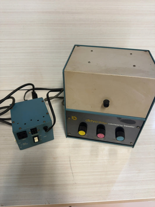 Beseler 23C II Enlarger Dichro 23dga DGA-1 Colorhead Darkroom Untested